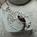 Karstyn Tree of Life Necklace - 18 / Labradorite