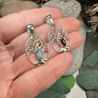 Karstyn Tree of Life Necklace - 18 / Labradorite