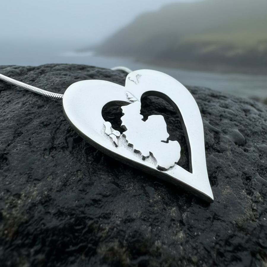 Scotland Heart Necklace