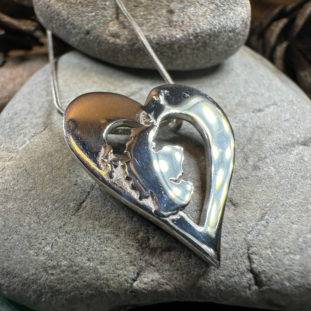 Scotland Heart Necklace