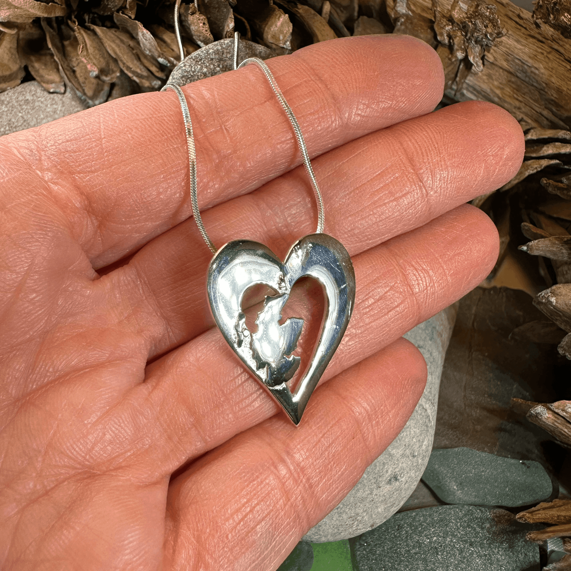 Scotland Heart Necklace - 