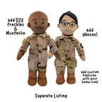 My Hero™ Army Soldier Daddy Doll | Custom Recordable Plush