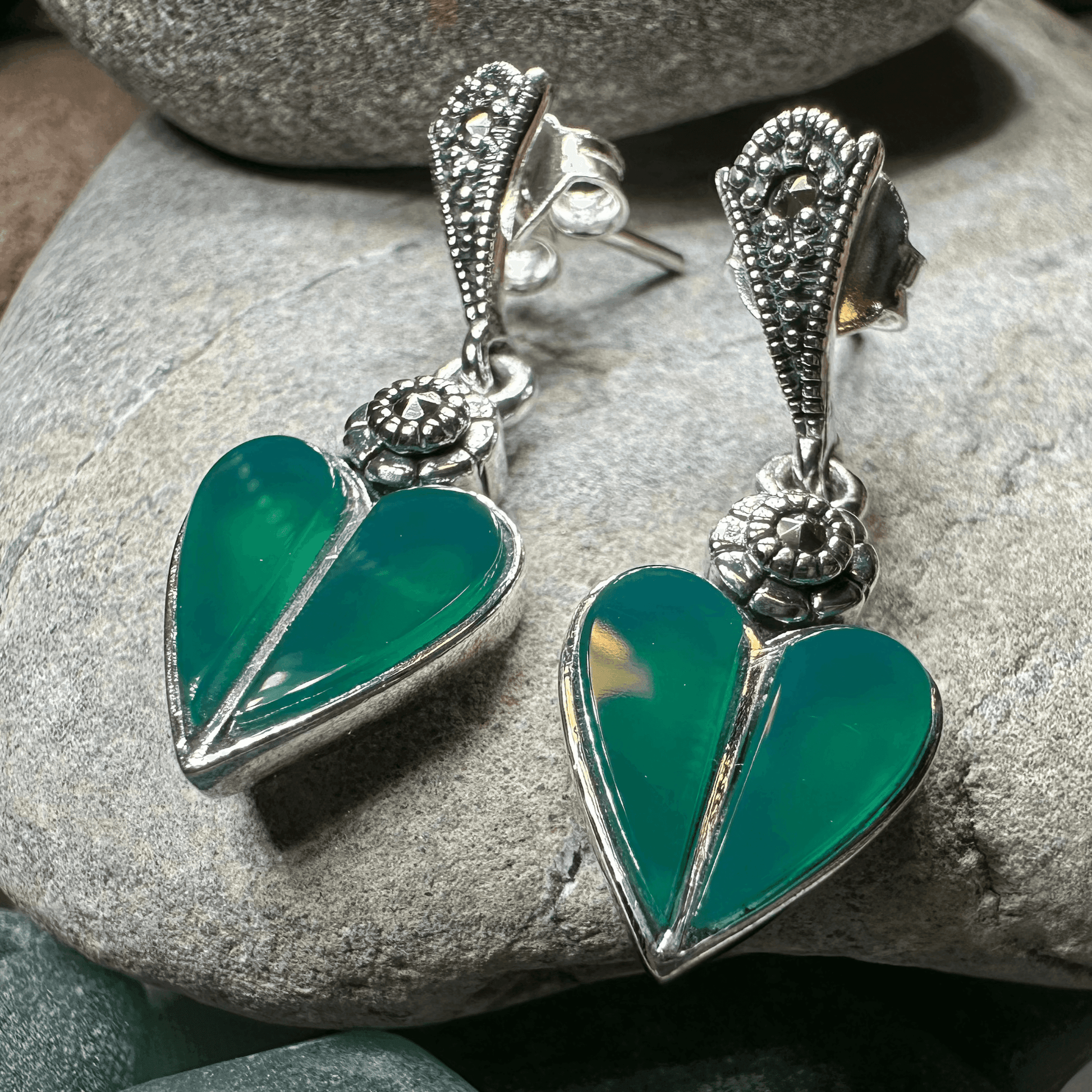Aubrina Celtic Heart Earrings - 
