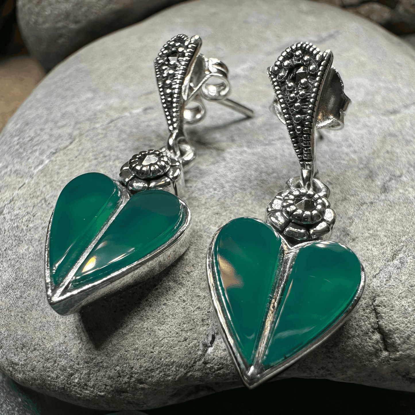 Aubrina Celtic Heart Earrings - 
