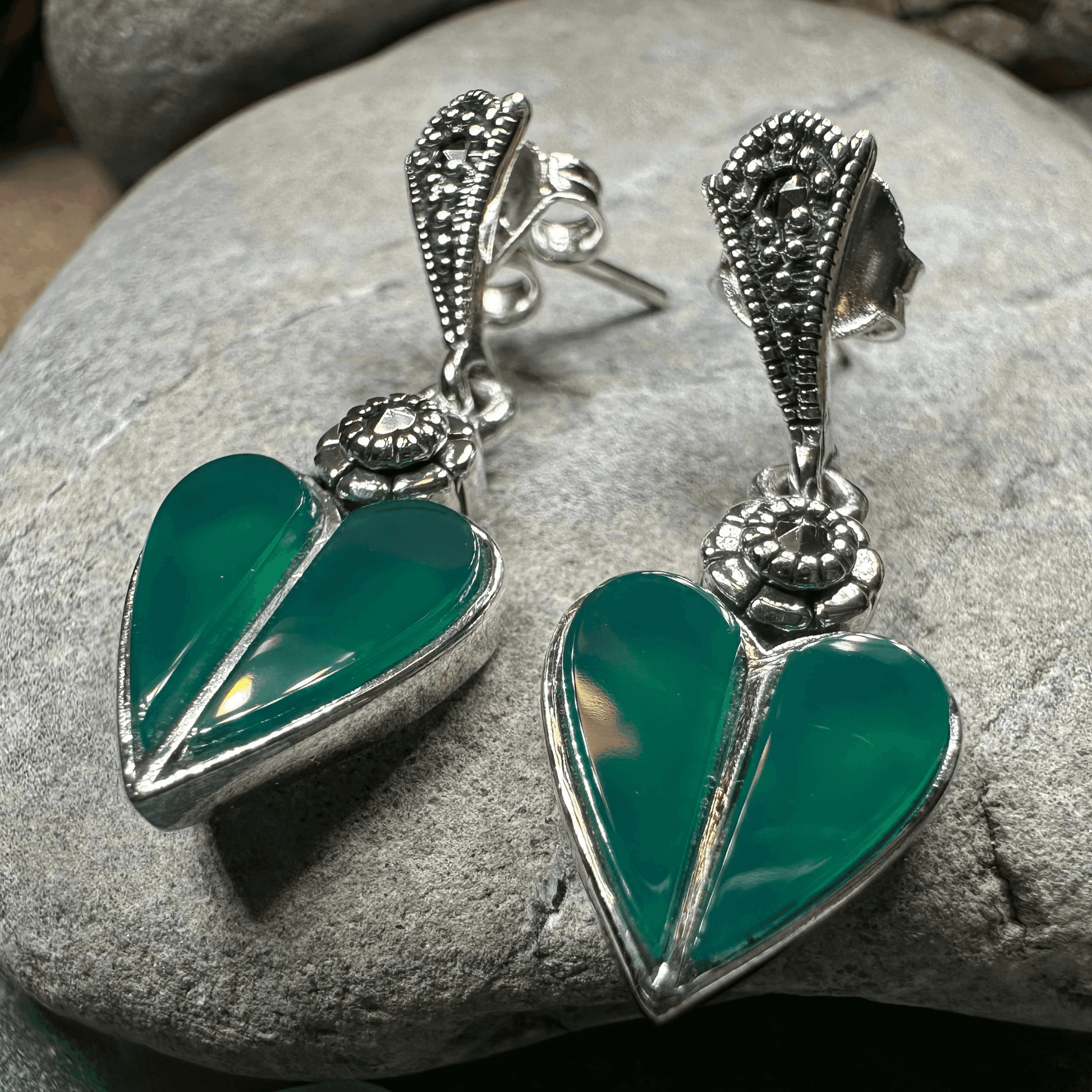 Aubrina Celtic Heart Earrings - 