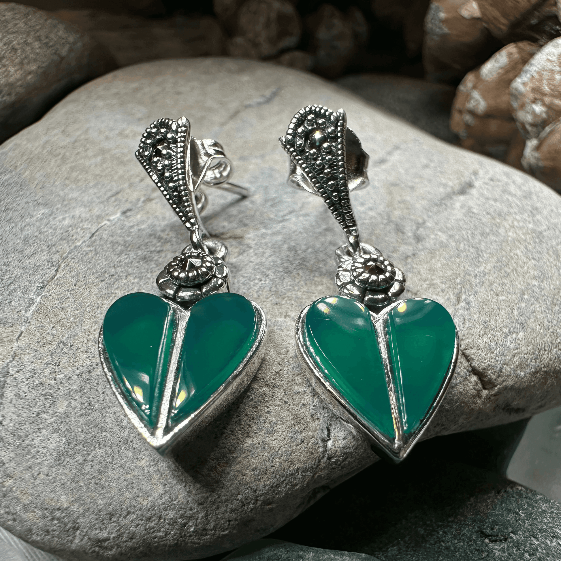 Aubrina Celtic Heart Earrings - 