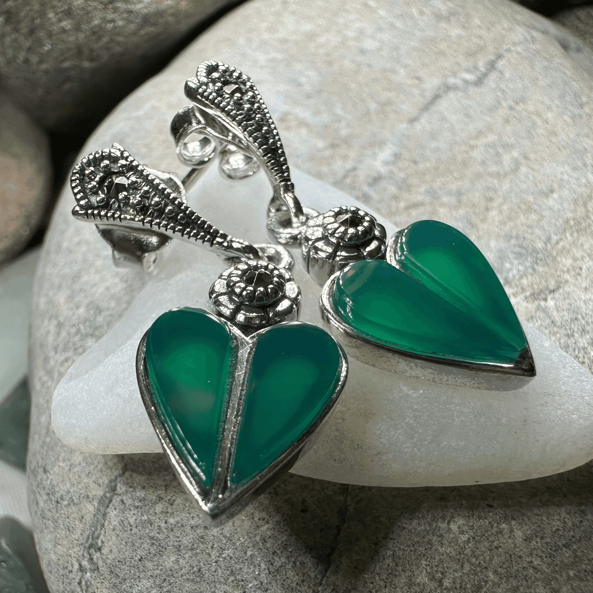Aubrina Celtic Heart Earrings - 