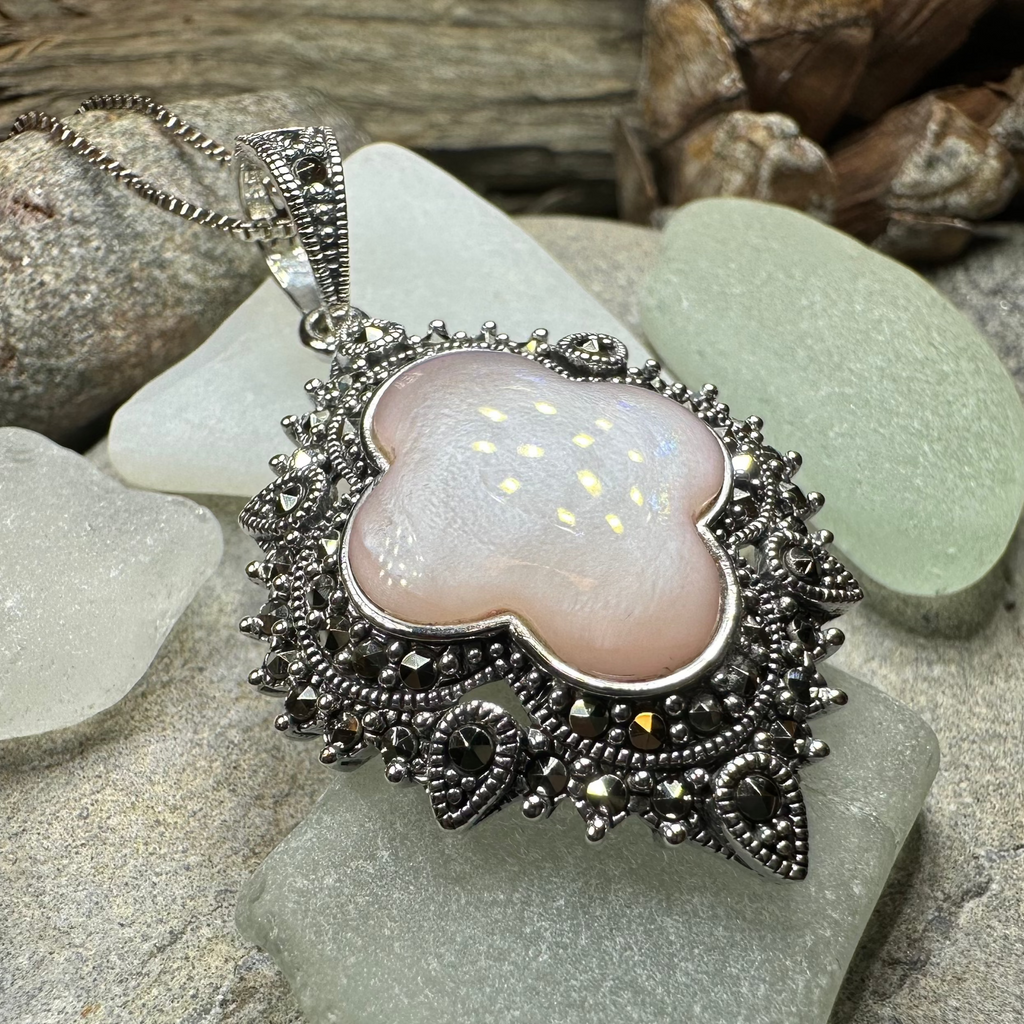 Celtic Twilight Marcasite Necklace