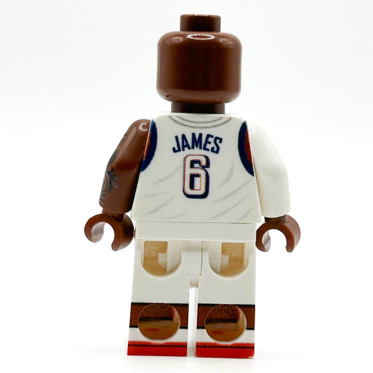Lebron #6 USA Olympics (2024) Basketball Player Minifig made using LEGO parts - B3 Customs - 