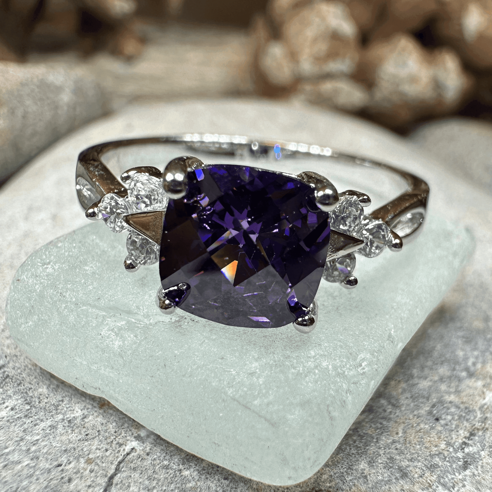 Amethyst Spring Ring - 5