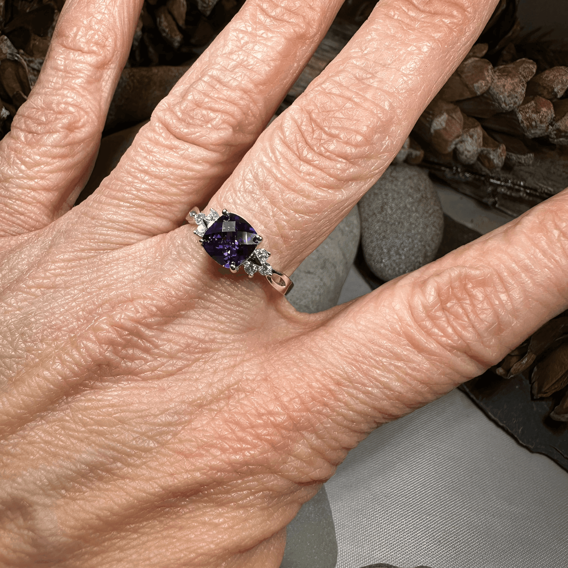 Amethyst Spring Ring - 5