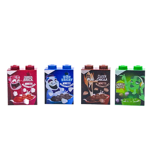 Monster Cereal Collection (Set of 4) - Custom Exclusive Halloween Edition