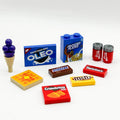 Junk Food Pack (Series 1) made from LEGO parts - B3 Customs - 