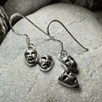 Theater Mask Earrings - 