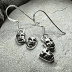 Theater Mask Earrings - 