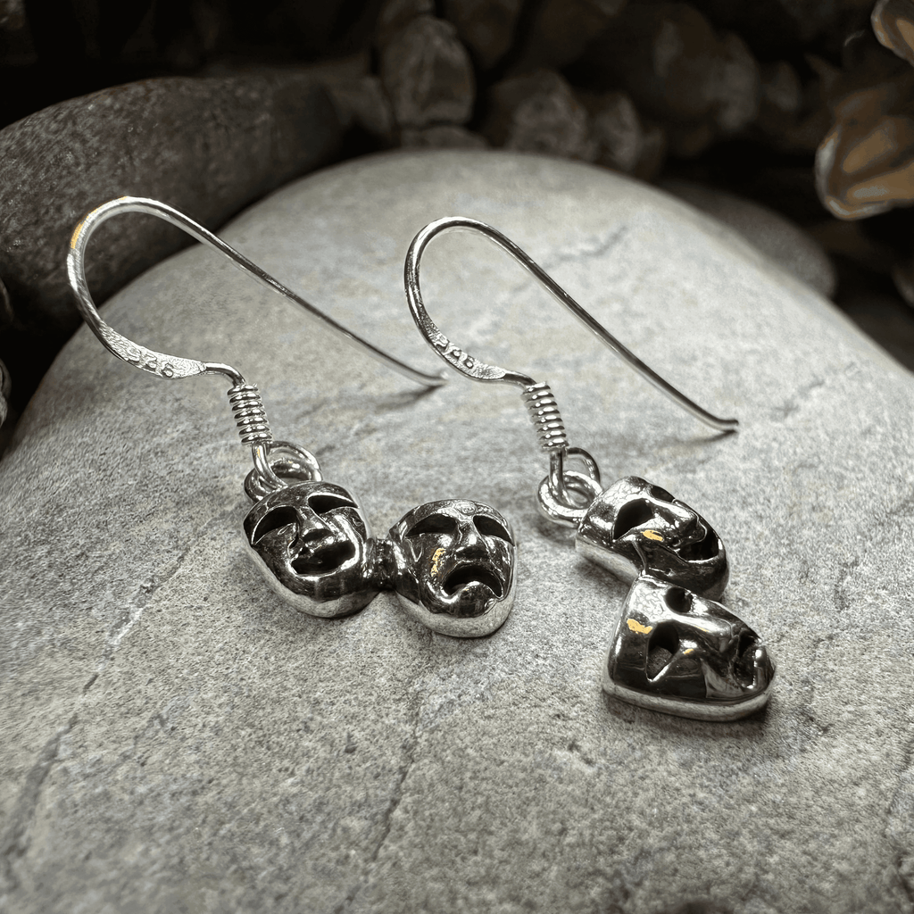 Theater Mask Earrings - 