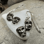 Theater Mask Earrings - 