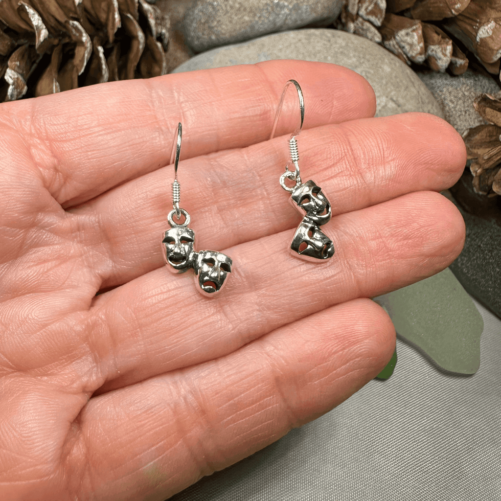 Theater Mask Earrings - 