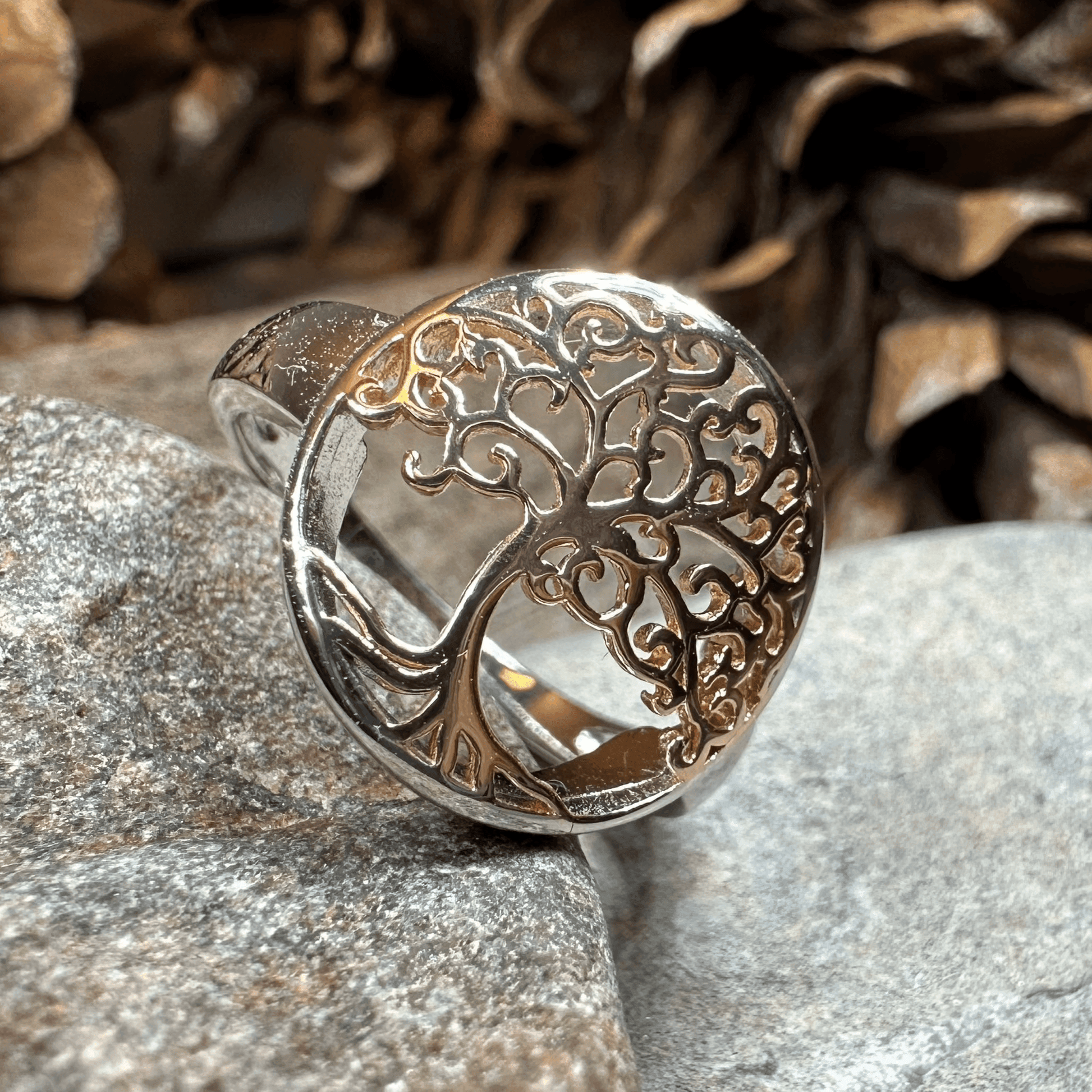 Rose Tree of Life Ring - 6