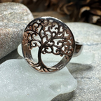 Rose Tree of Life Ring