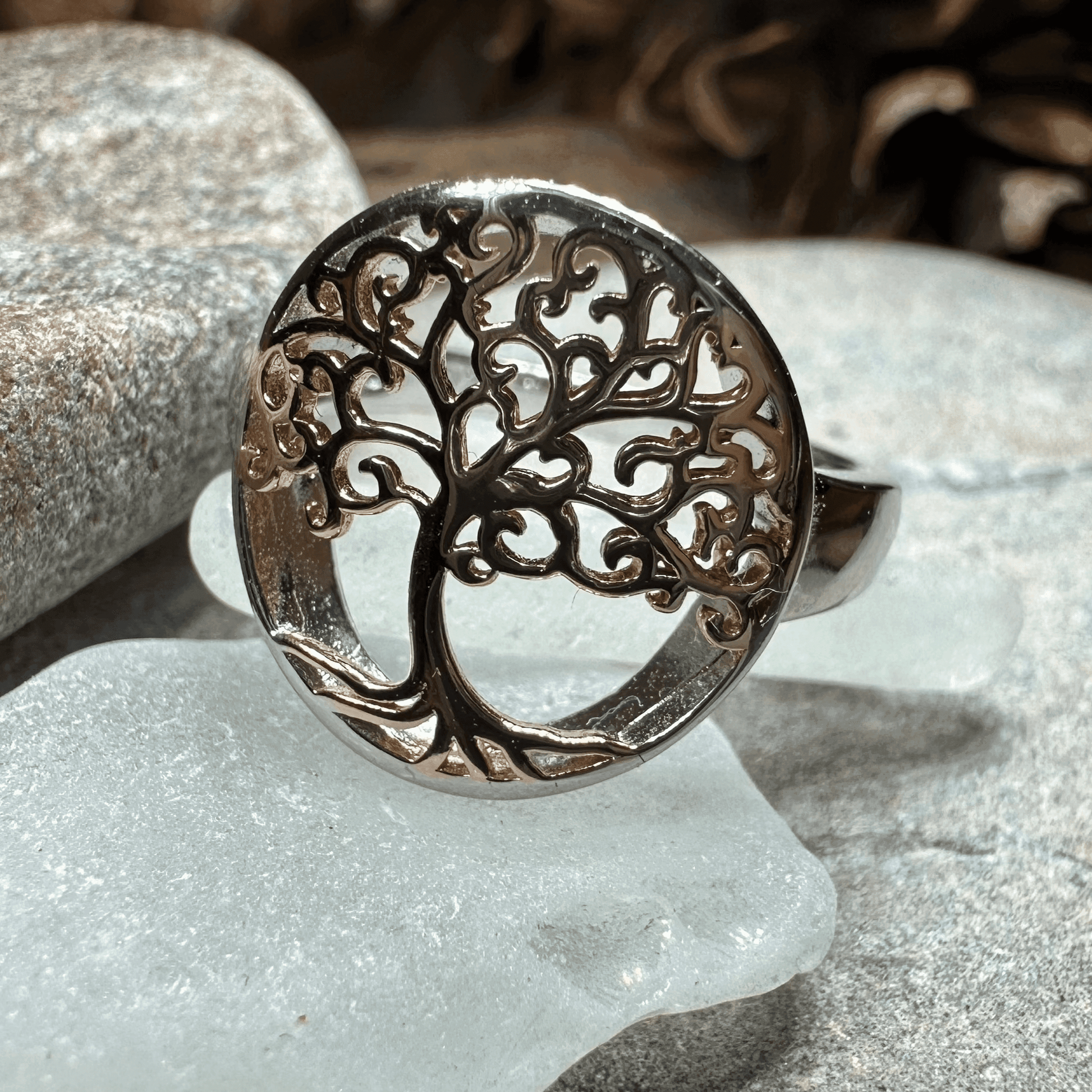 Rose Tree of Life Ring - 6