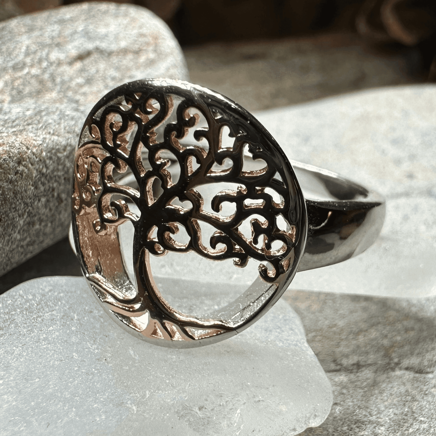 Rose Tree of Life Ring - 6