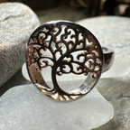 Rose Tree of Life Ring