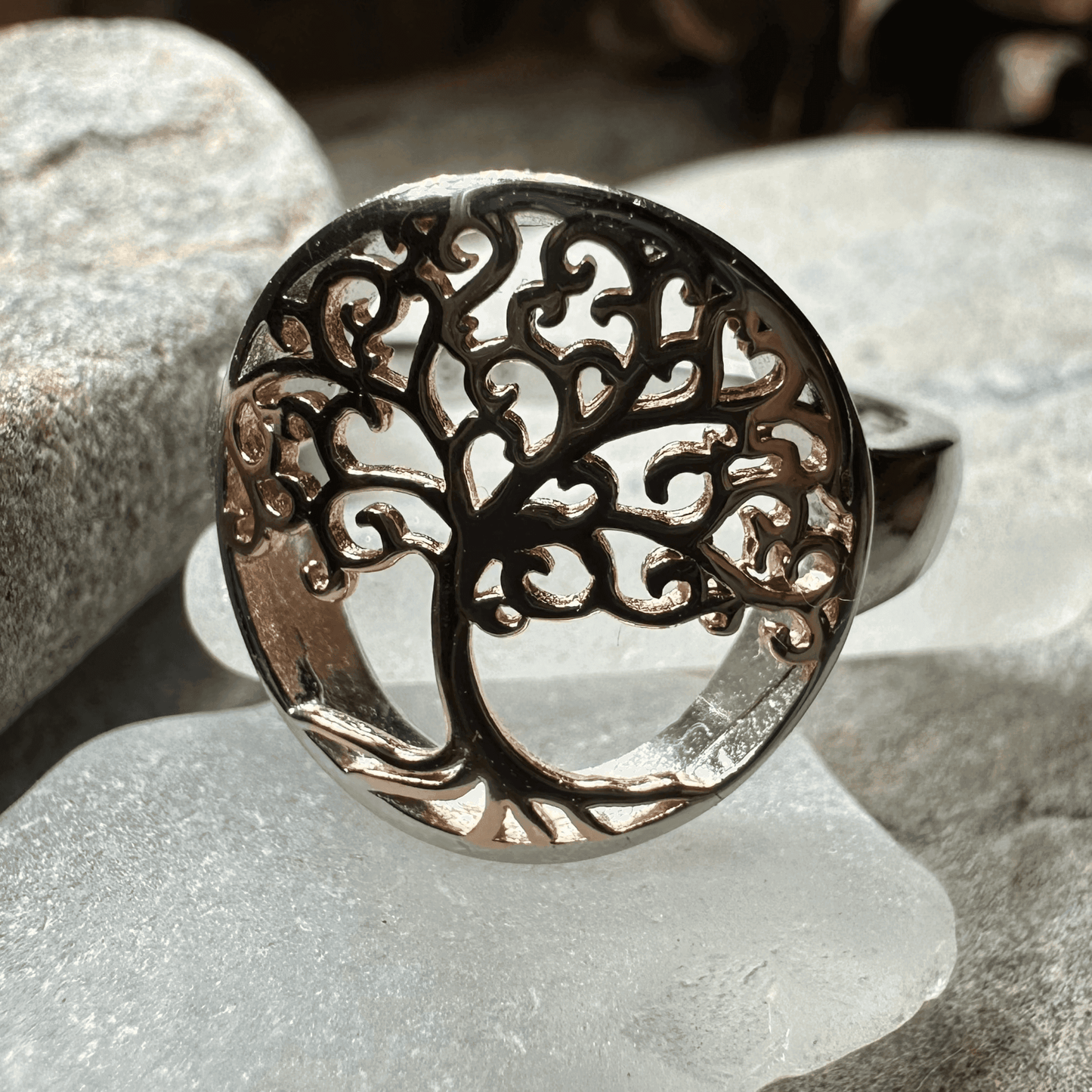 Rose Tree of Life Ring - 6
