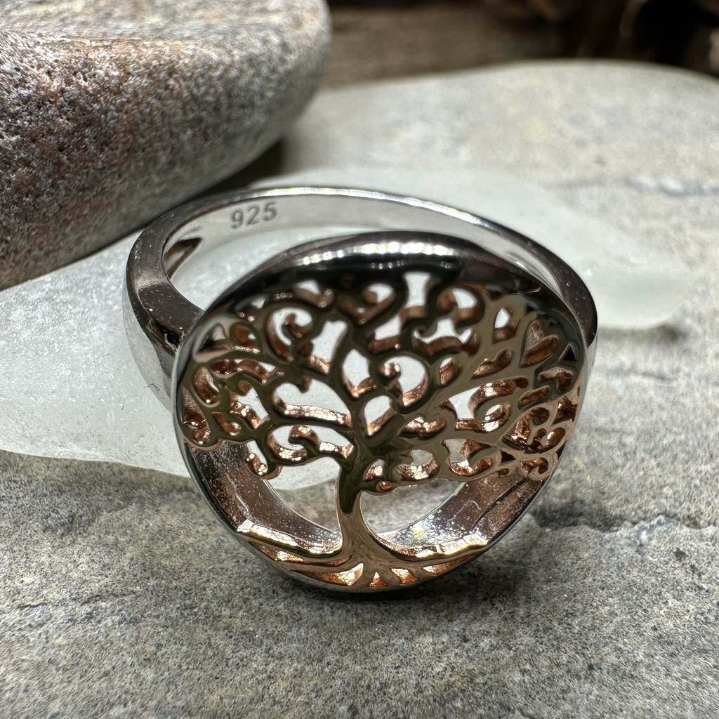 Rose Tree of Life Ring