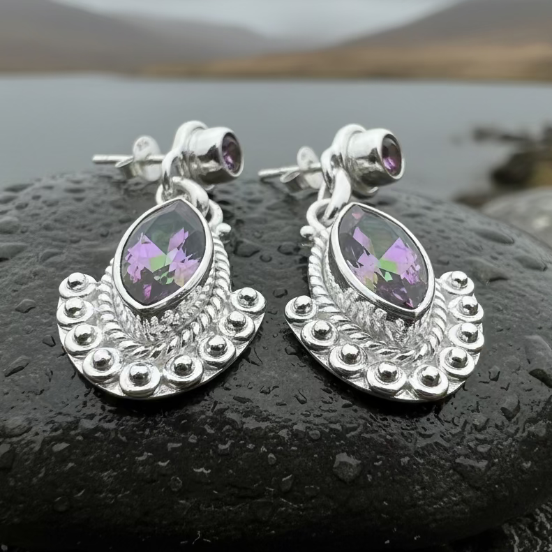 Lesedi Celtic Post Earrings