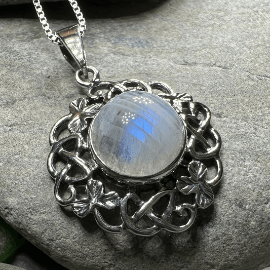 Elana Shamrock Moonstone Necklace - 18