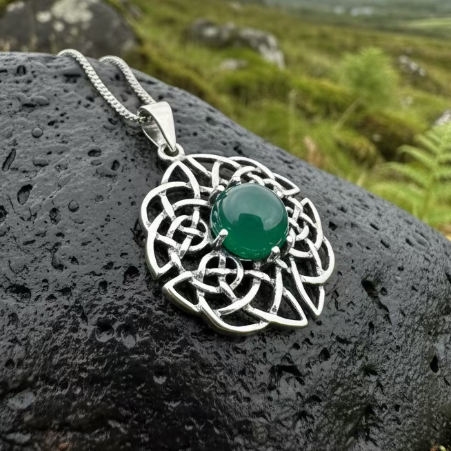 Elvenfire Celtic Knot Necklace