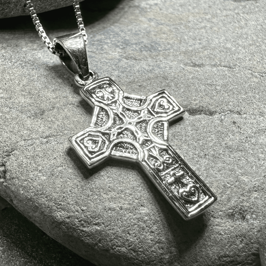 Celtic Blessing Celtic Cross Necklace - 18