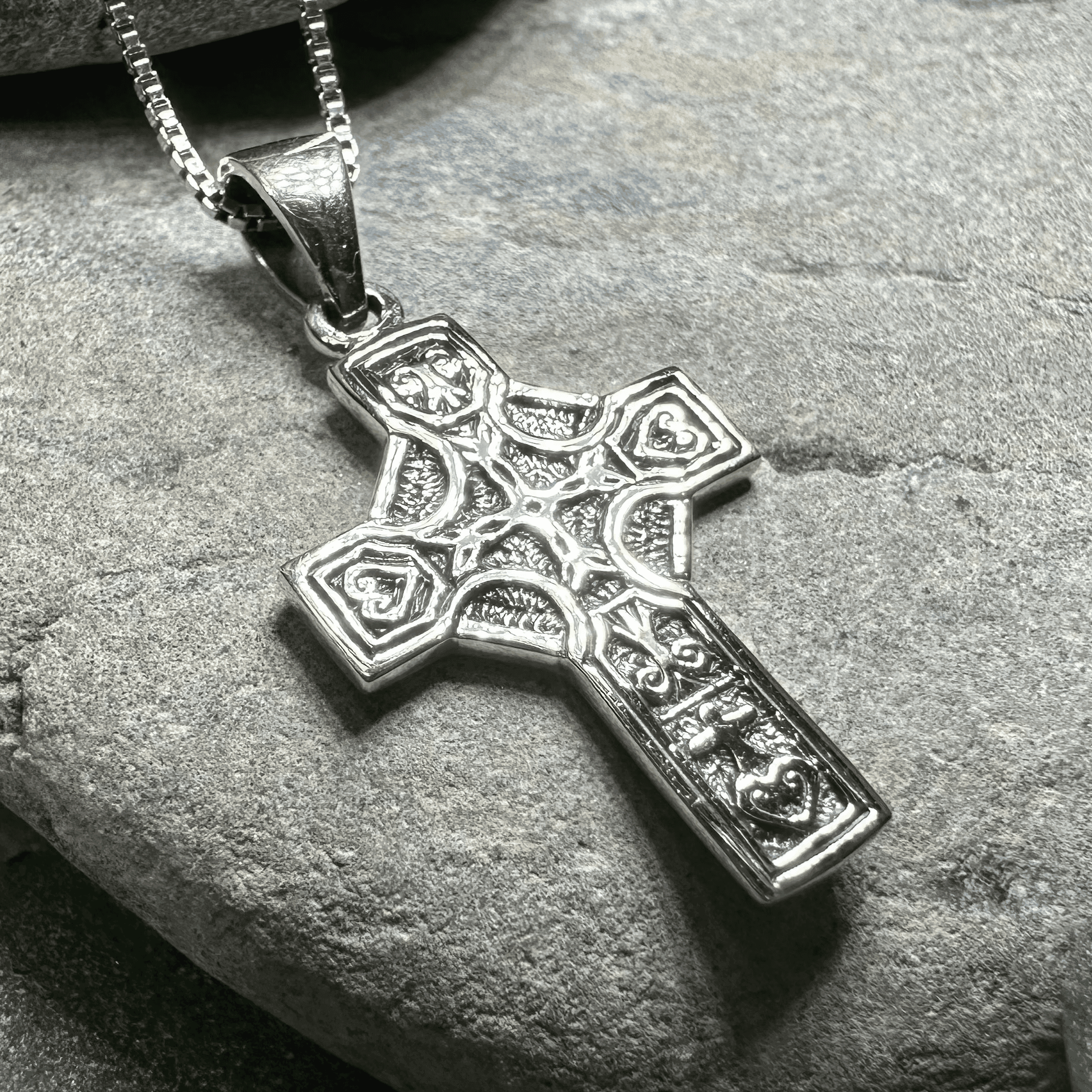 Celtic Blessing Celtic Cross Necklace - 18