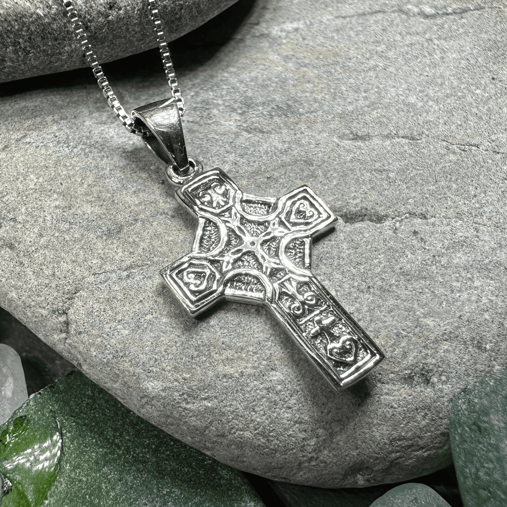 Celtic Blessing Celtic Cross Necklace - 18