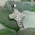 Celtic Blessing Celtic Cross Necklace - 18