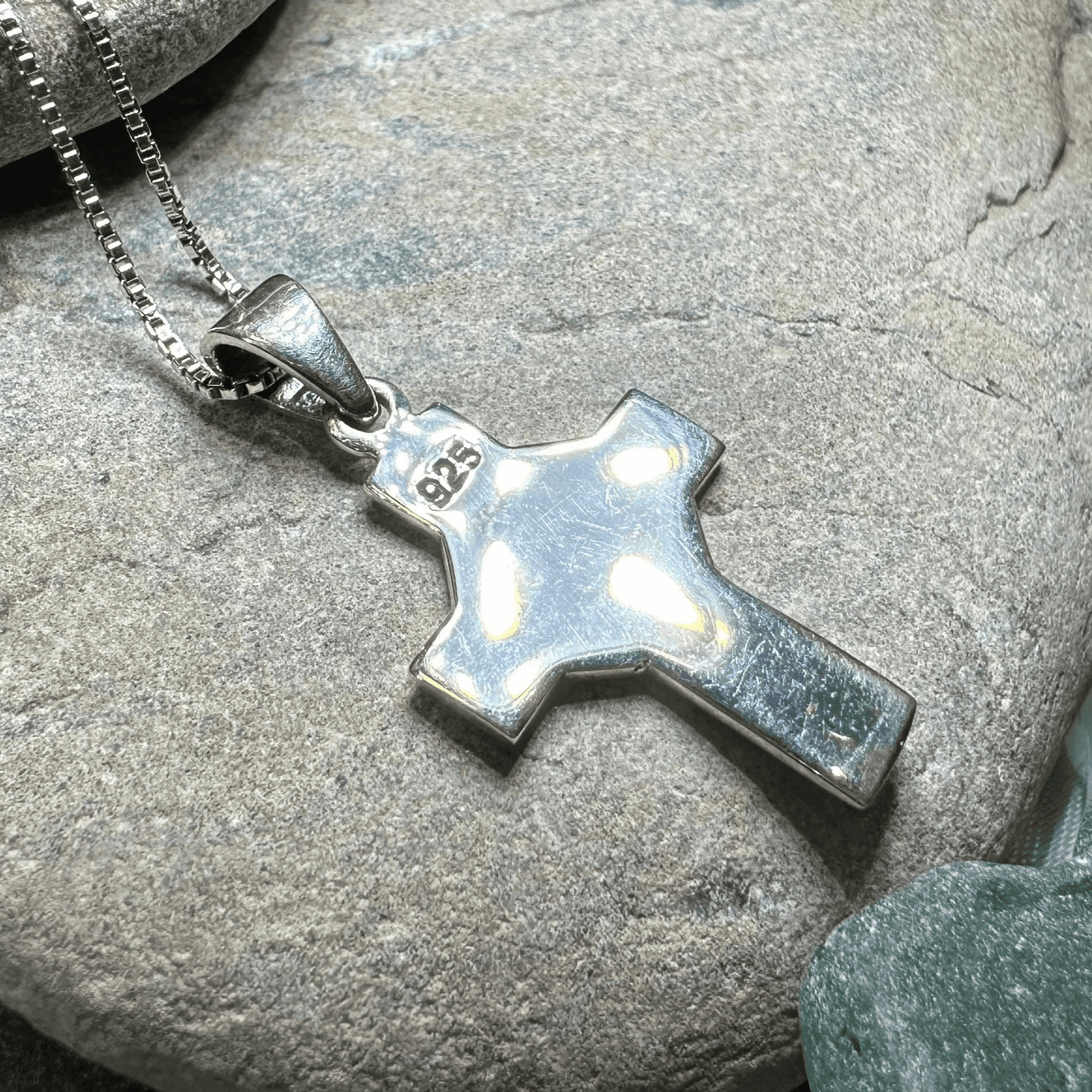 Celtic Blessing Celtic Cross Necklace - 18