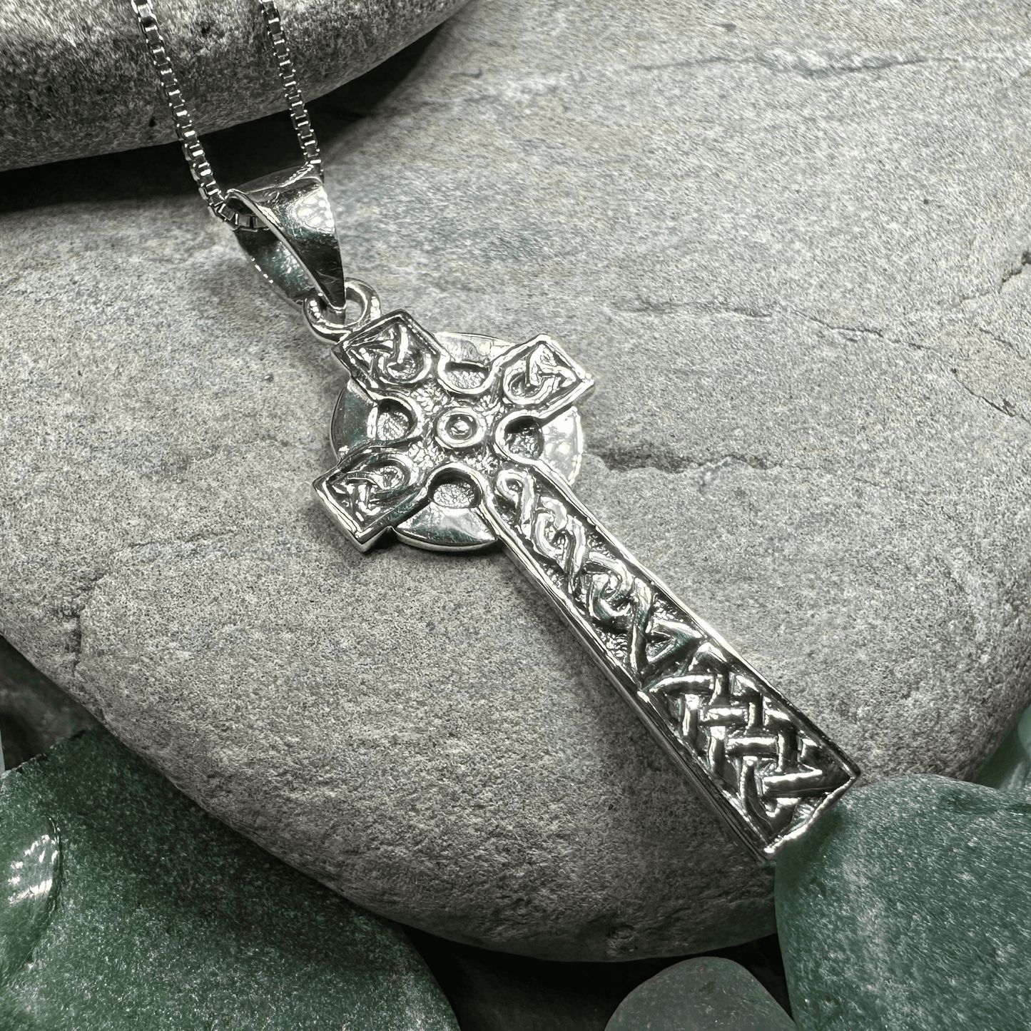Simplicity Celtic Cross Necklace - 18