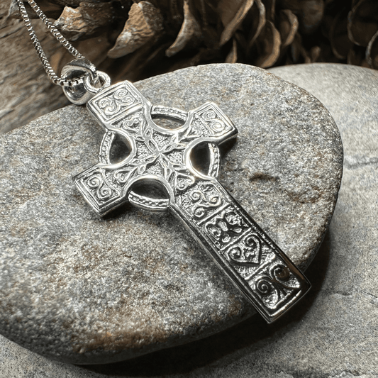 Columba Celtic Cross Necklace - 18