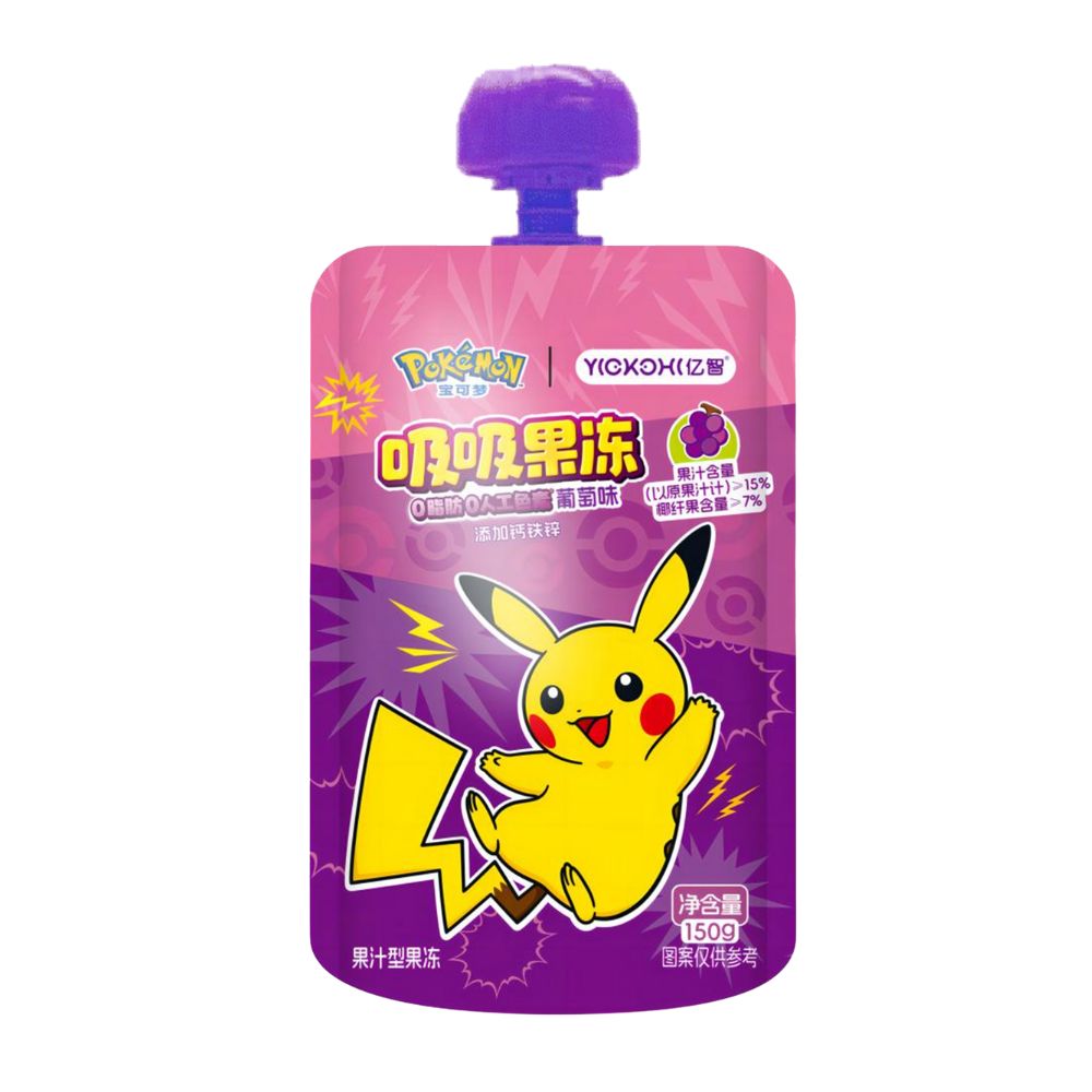 Yizhi Pokémon Jelly Drink - Grape (150g) (China)
