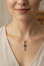 Cecilia Celtic Cross Necklace
