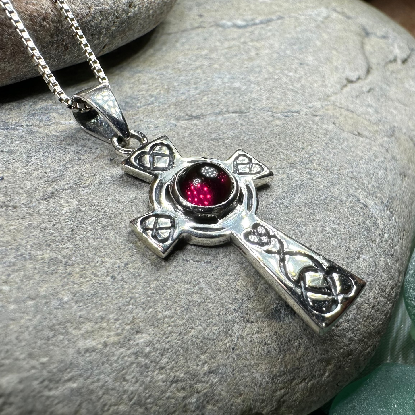 Cecilia Celtic Cross Necklace