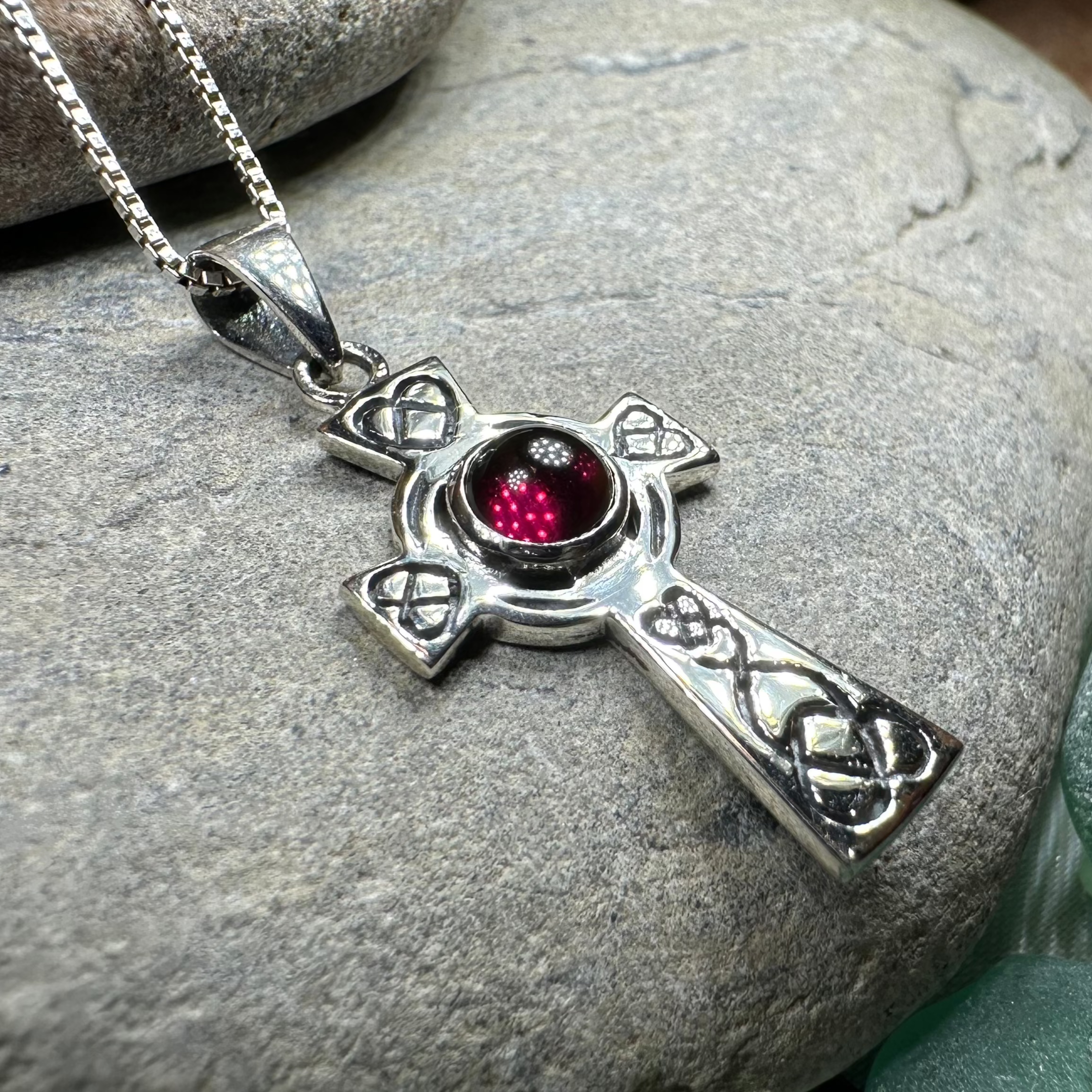 Cecilia Celtic Cross Necklace