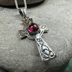 Cecilia Celtic Cross Necklace