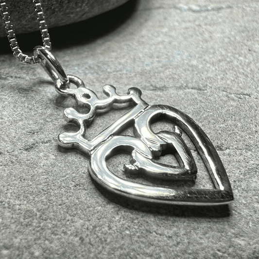 Highland Heart Luckenbooth Necklace - 18