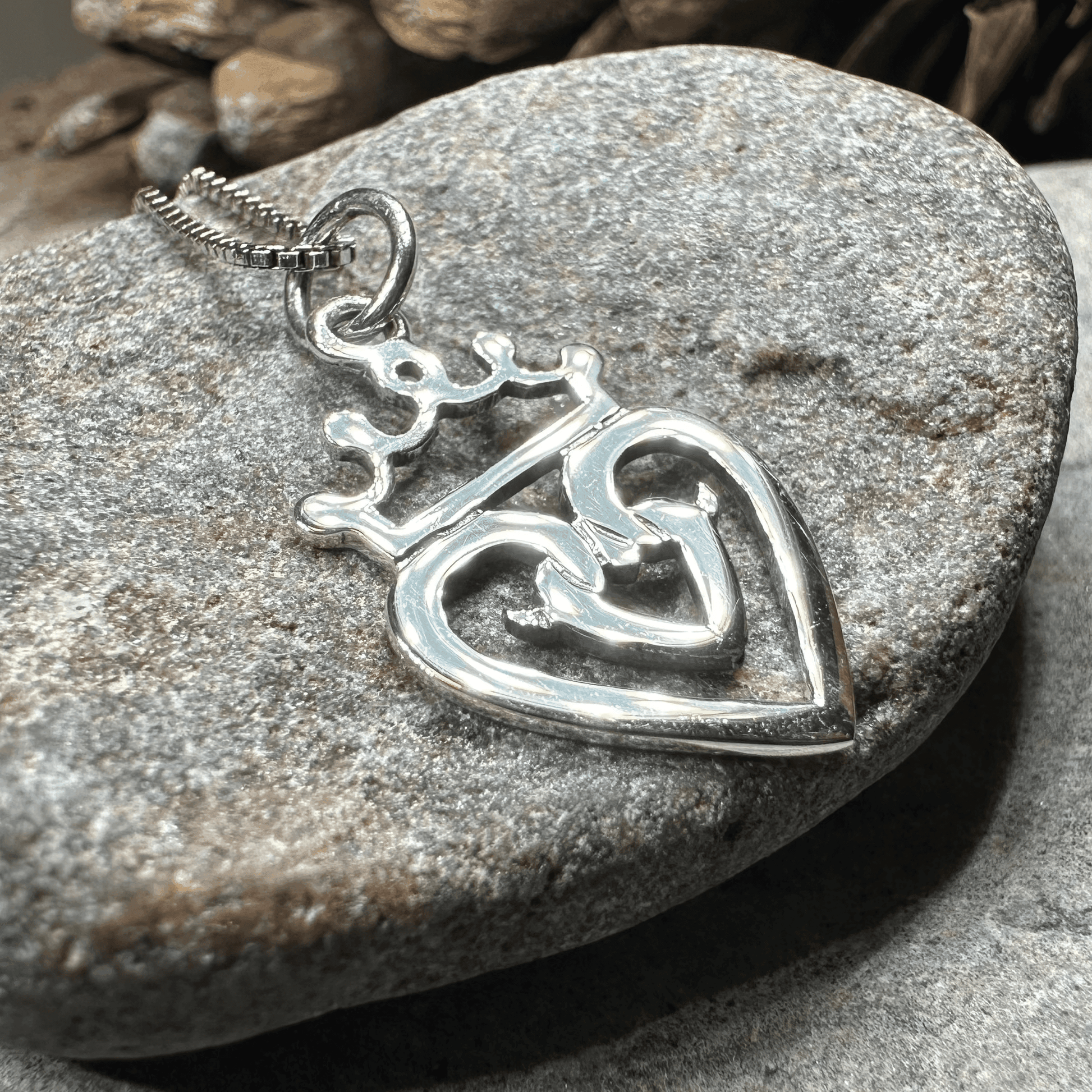 Highland Heart Luckenbooth Necklace - 18
