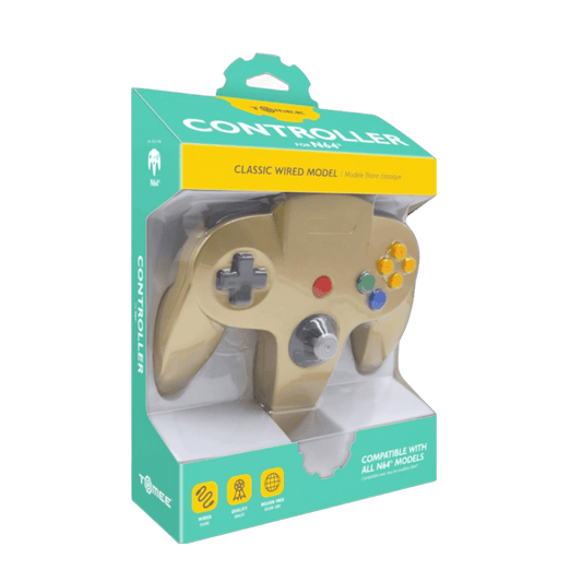 Tomee Wired N64 Controller | N64 - Gold