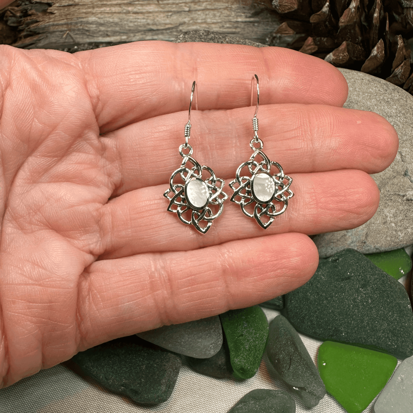 Sybil Celtic Knot Earrings - 