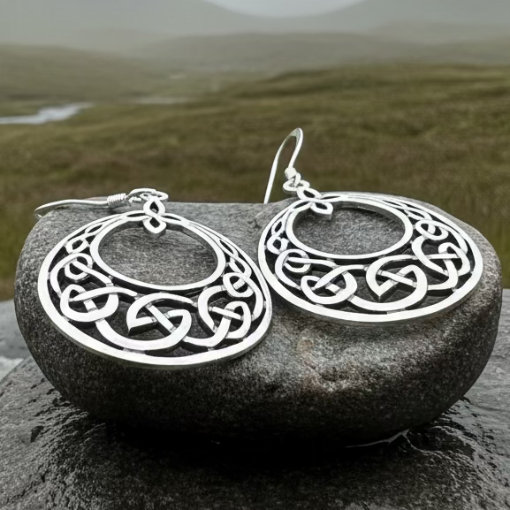 Minerva Celtic Knot Earrings