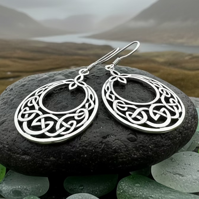Minerva Celtic Knot Earrings